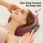 MusicMaster™ Crescent Round High Fidelity Sound Face Cushion- Bluetooth Music Headrest-Burgunday