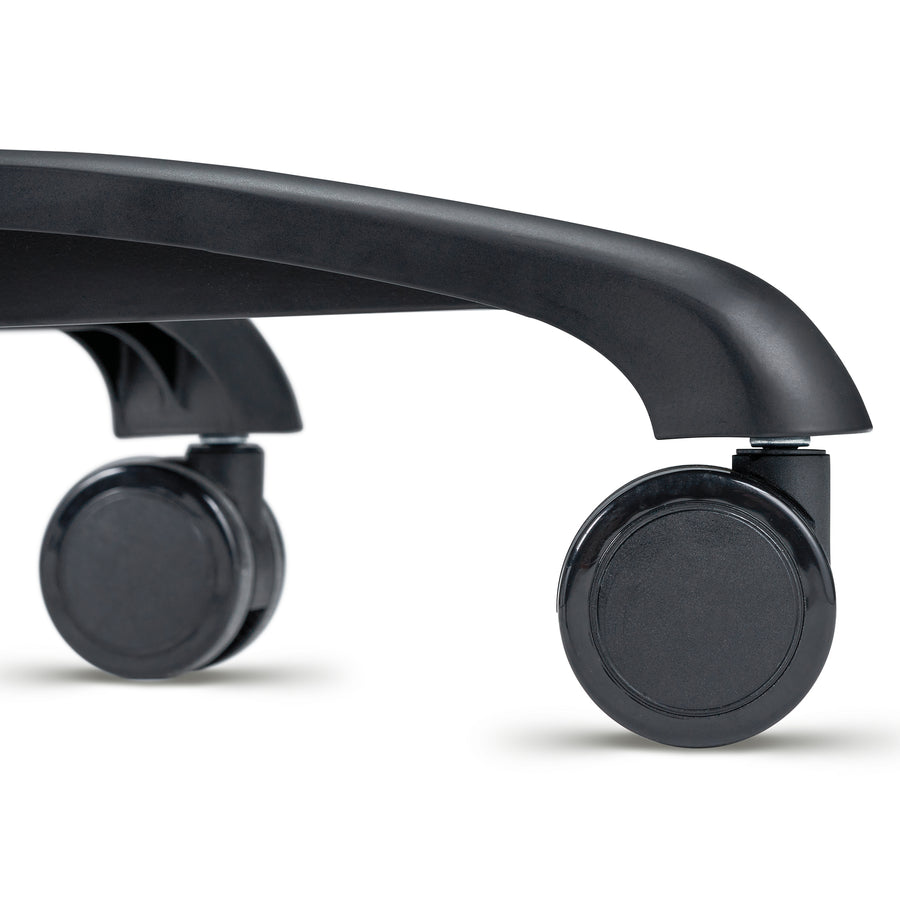 Master Massage Berkeley Ergonomic Saddle Stool -Two Split Part Seat StoolHydraulic Swivel Rolling Seat & Saddle Posture Correction Chair Seat with Backrest and Adjustable Title Angle and Height Black (2 Color Options)