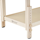 Master Massage 30” AirMaster Full Body Stretching Airwave Stationary Massage Table with Airbags. 3D Lumbar Traction - Neck, Back, Waist, Hip Relaxation & Pain Relief for Professional & Home Use Chiropractic Table (Natual color frame)