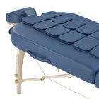Master Massage 30” Concord Airwave Full Body Stretching Portable Massage Table with Airbags Compression, Lumbar & Neck Traction, Back, Waist, Hip Leg Massage. For Beauty Salon, Massage Professionals and Home Use Chiropractic Table (Royal Blue)
