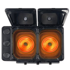 Master Massage Professional Electric Multifunctional Massage Stone Heater, Steam Cooking Heater & 3 Bottle Massage Oil/Lotion/Gel Heater