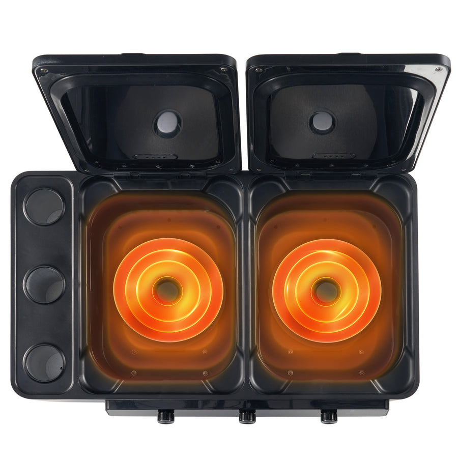 Master Massage Professional Electric Multifunctional Massage Stone Heater, Steam Cooking Heater & 3 Bottle Massage Oil/Lotion/Gel Heater