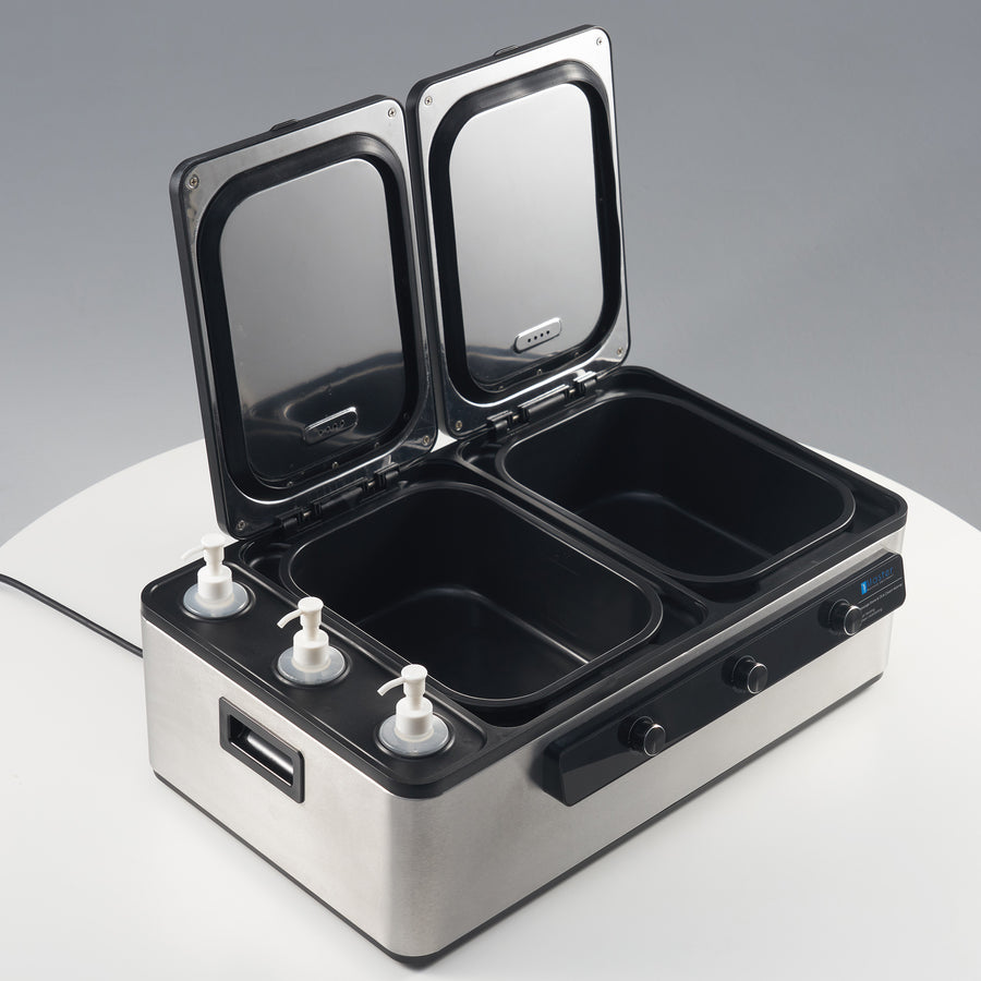 Master Massage Professional Electric Multifunctional Massage Stone Heater, Steam Cooking Heater & 3 Bottle Massage Oil/Lotion/Gel Heater