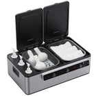 Master Massage Professional Electric Multifunctional Massage Stone Heater, Steam Cooking Heater & 3 Bottle Massage Oil/Lotion/Gel Heater