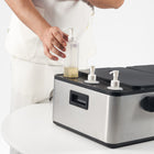 Master Massage Professional Electric Multifunctional Massage Stone Heater, Steam Cooking Heater & 3 Bottle Massage Oil/Lotion/Gel Heater