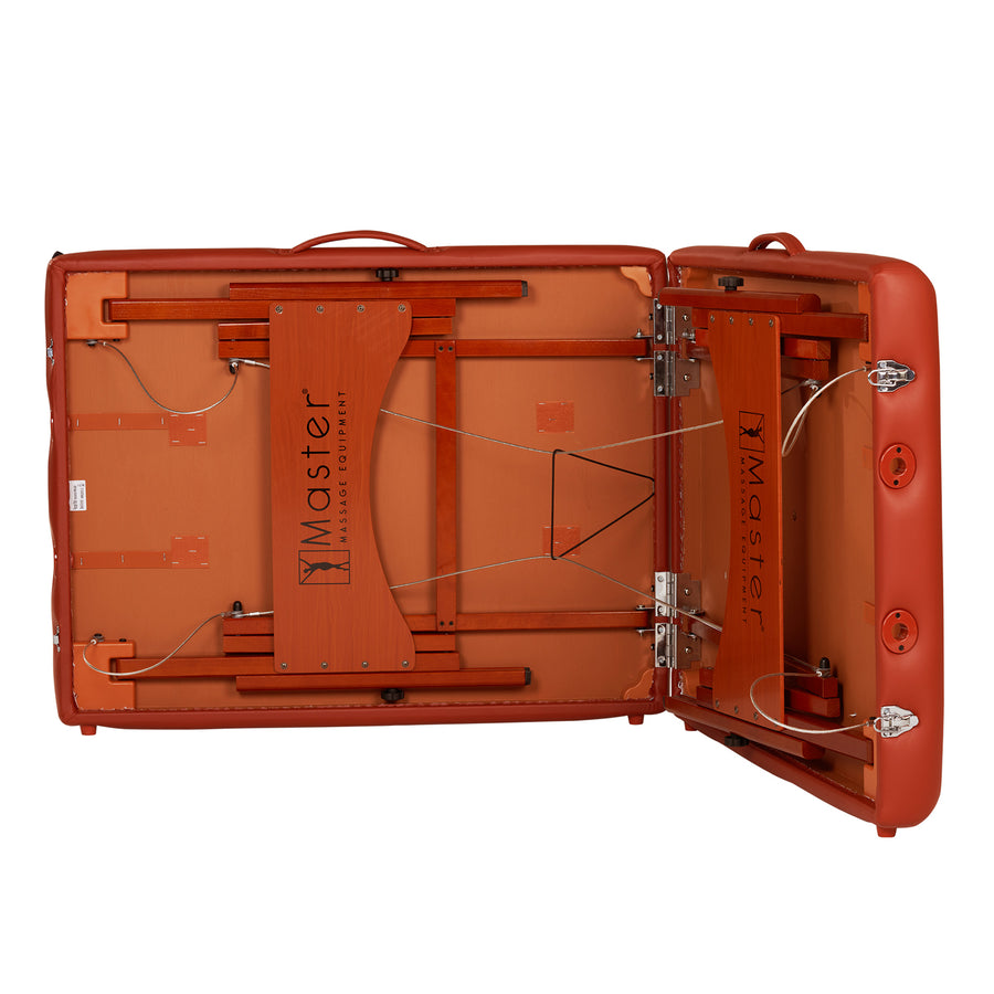 Master Massage 28" FAIRLANE™ Portable Massage Table Package with Classic REGULATION Size without Therma Top(Cinnamon)