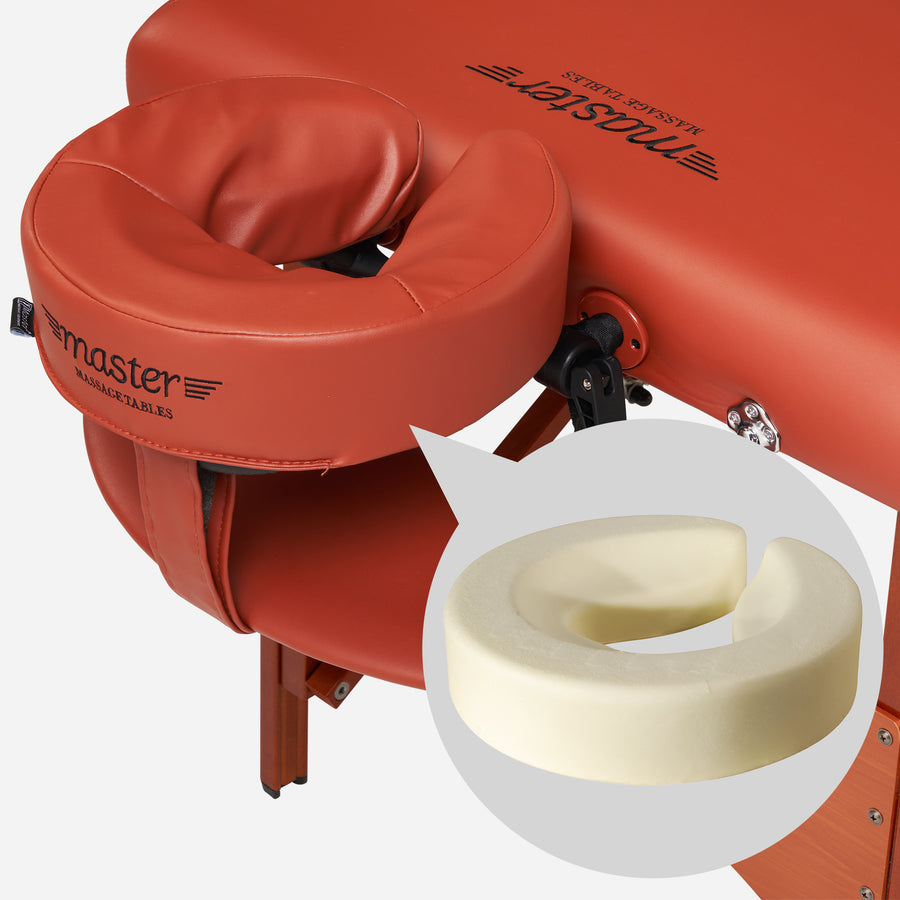 Master Massage 28" FAIRLANE™ Portable Massage Table Package with Classic REGULATION Size without Therma Top(Cinnamon)