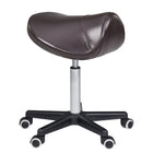 Master Massage Ergonomic Swivel Saddle Stool, Posture Chair with a Durable Pneumatic Hydraulic Lift (Sleek Black Color)