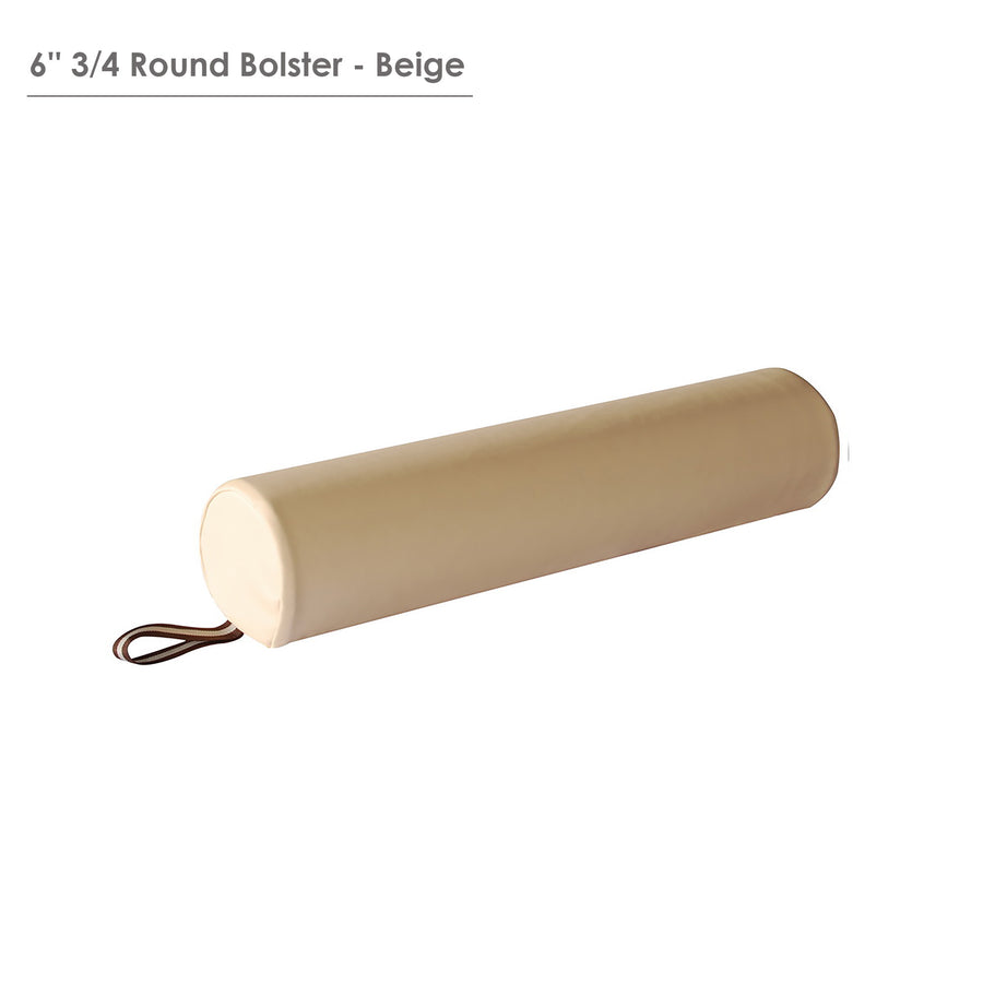 Master Massage 6" 3/4 round bolster cream