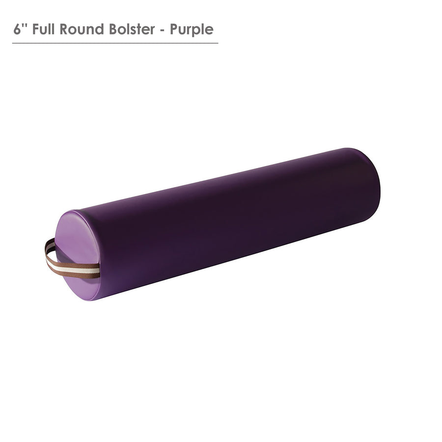 Master Massage 6"x26" Professional Round Massage Bolster purple