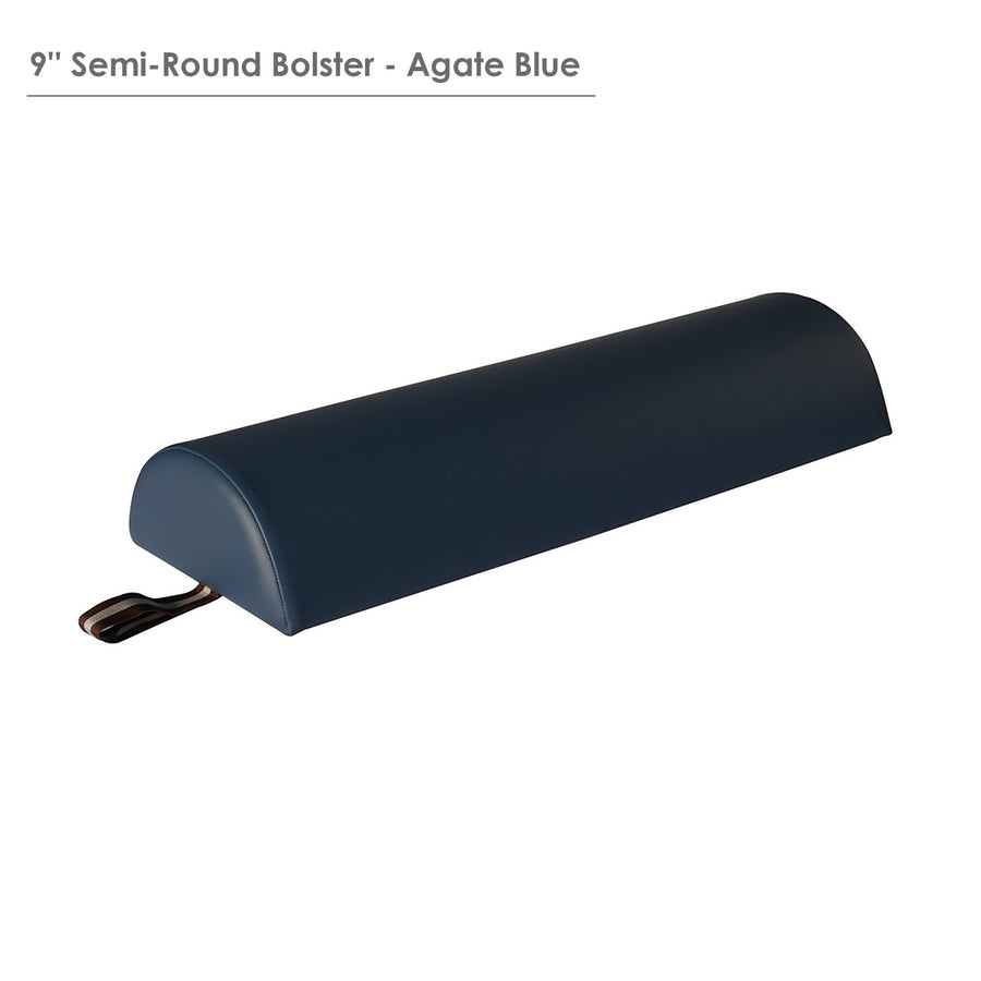 Master Massage 9" Semi Round bolster royal blue