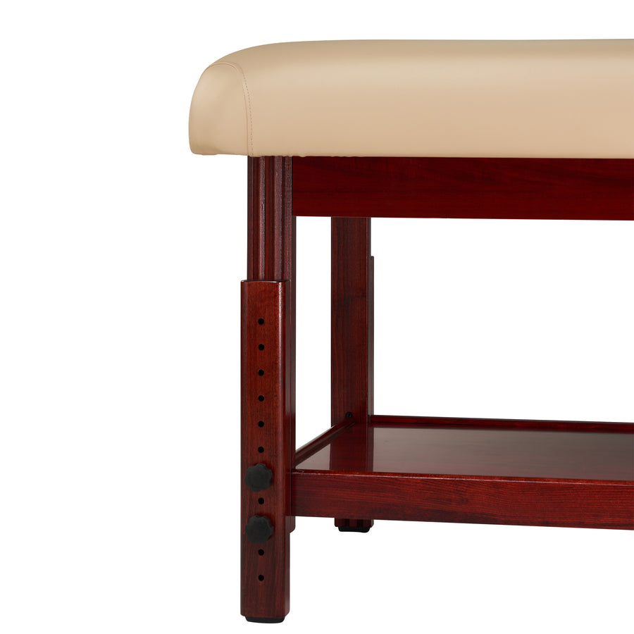 Master Massage 31" SPAMASTER™ Stationary Massage Table Package with Lift Back Action & MEMORY FOAM! (Cream Color)