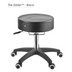 Master Massage Adjustable Glider rolling Stool black
